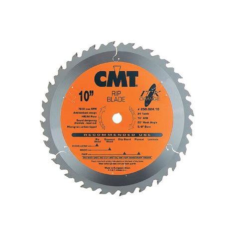 Cmt Industrial 8 14 In Continuous Carbide In The Circular Saw Blades