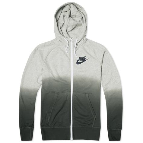 Nike Aw77 Fade Hoody Grey Heather End