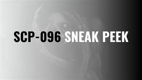 EAS Scenario SCP 096 SNEAK PEEK YouTube