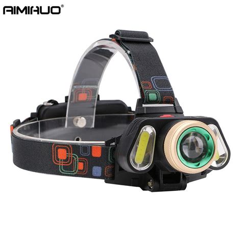 Aimihuo Cobt6 Led Head Lamp Rechargeable Powerful Camping Headlight