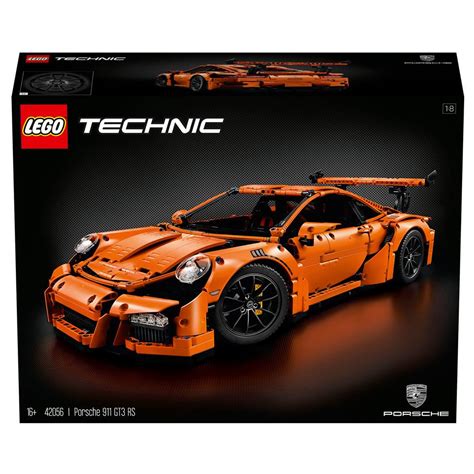 Lego Technic Porsche 911 Gt3 Rs Is A 18 Scale Non Lava Orange Model