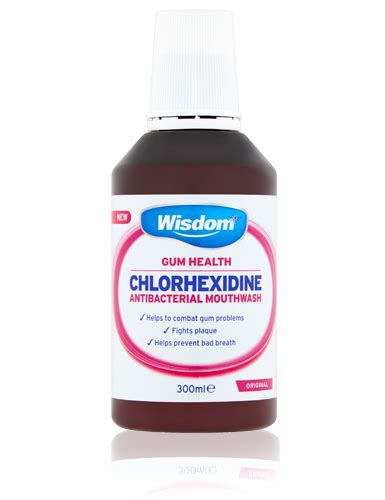 Chlorhexidine Antibacterial mouthwash 300ml - Wisdom