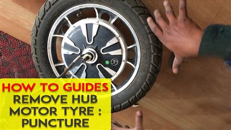 How To Guides Hero Electric Scooters Removing Tyre For Puncture