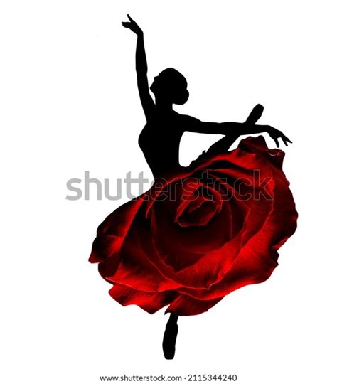 Ballerina Black Silhouette Ballet Dancer Jumping Stock Photo 2115344240 | Shutterstock