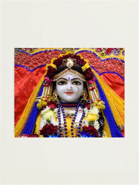 "Sri radha, radhe, Radha Rani, Iskcon deities" Photographic Print for ...