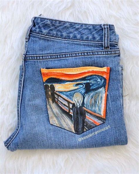 How To Paint On Jeans Steps With Pictures Painted Jeans Denim