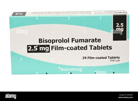 Pack Packet Box Of Bisoprolol Fumarate 2.5mg Tablets Stock Photo - Alamy