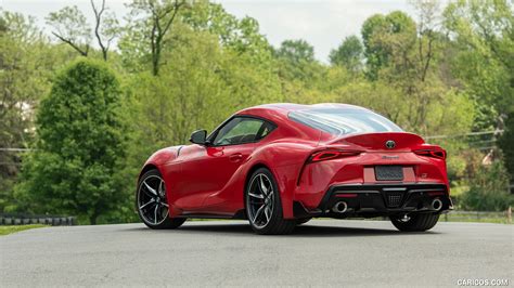 Toyota Supra 2020my Color Renaissance Red Rear Three Quarter