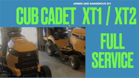 Cub Cadet Xt Xt Full Service Full Maintenance Including Oil And