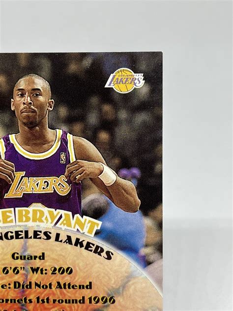 Kobe Bryant Rookie Card Stadium Club Club Hwb