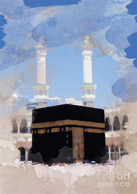 Khana Kaaba House Of Allah Art Digital Art By Zahra Majid Fine Art