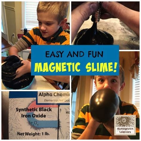 How To Make Magnetic Slime And Learn About The Periodic Table Slime