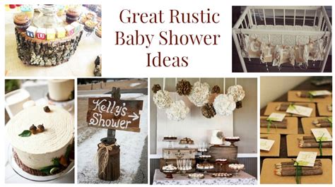 20 Rustic Baby Shower Ideas Rustic Baby Chic