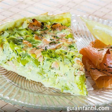 Quiche De Salm N Ahumado Y Puerros Para Toda La Familia