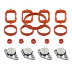 X Mm Swirl Flap Delete Kit Replacement With Manifold Gaskets For