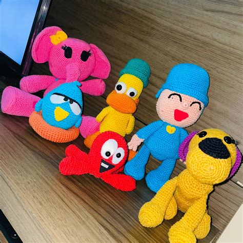 Turminha Do Pocoyo Em Amigurumi Elo7 Produtos Especiais