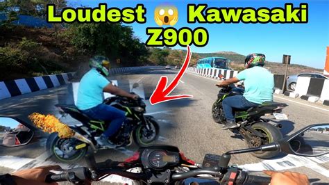 Loudest Kawasaki Z900 With Full System Arrow Exhaust Must Watch