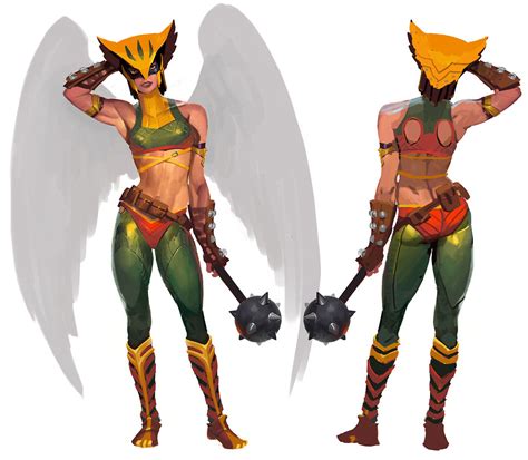 Hawkgirl Concept Art Injustice Gods Among Us Art Gallery