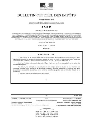 Remplissable En Ligne Minefi Gouv A Bulletin Officiel