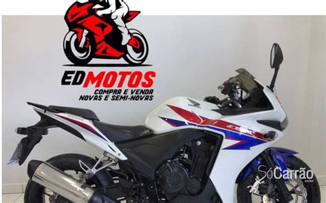 Honda CBR 500 R ABS 2014 Gasolina Branca Null Em Curitiba R 26 990 00