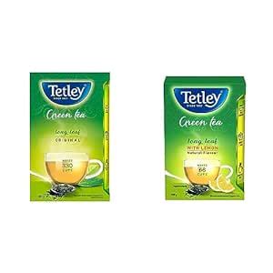 Tetley Long Leaf Original All Natural Green Tea With Anti Oxidants