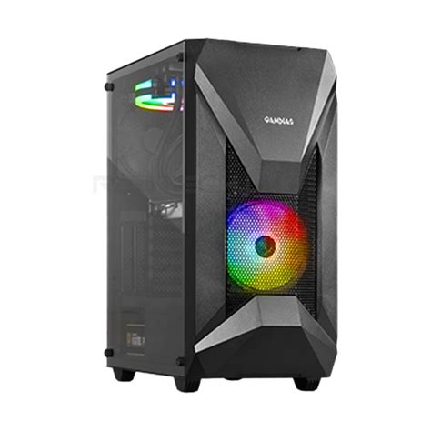 Gamdias Athena E Elite Argb Mid Tower Gaming Case Redtech Computers