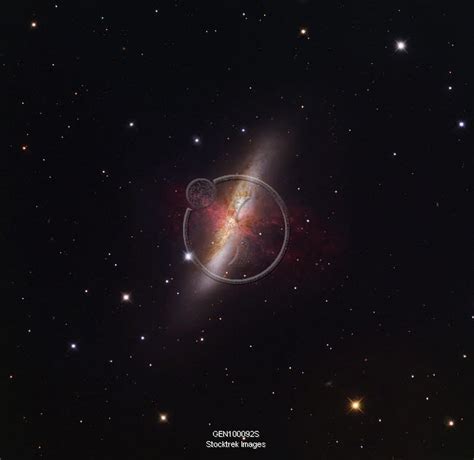 Messier 82, a starburst galaxy in the constellation Ursa Major ...