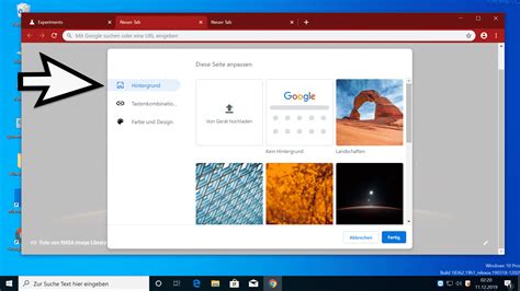 Farbige Tabs Und Hintergrundbild Im Chrome Einrichten Windows Faq