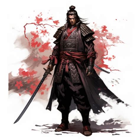 Premium Photo | Warriors of the Rising Sun A Full Body Exploration of Japanese Samurai in DnD ...