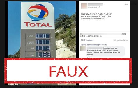 Carburants Attention Cette Fausse Comparaison Des Prix Entre La