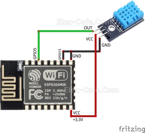 ESP8266 ESP 12E And DHT11 Sensor On Home Assistant ESPHome ELEC