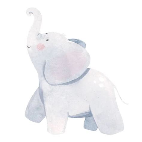 Baby elephant watercolor Stock Photos, Royalty Free Baby elephant ...