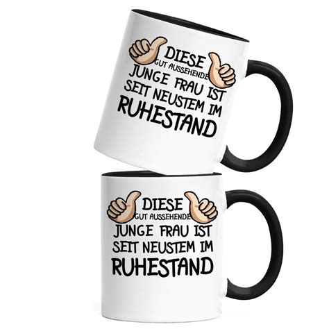 Rentnerin Tasse Schwarz Rente Lustig Spruch Kaufland De