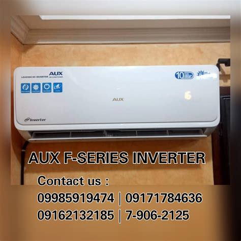 Aux F Series Inverter Split Type Aircon Tv Home Appliances Air