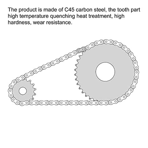 Uxcell Chain Sprocket Type A Carbon Steel On Galleon Philippines