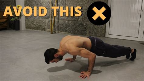 Avoid This Push Up Mistakes Youtube