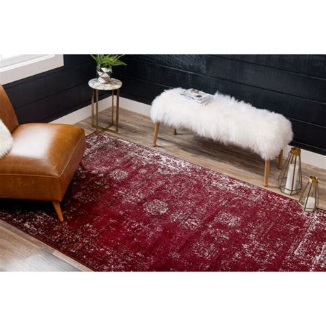 Mistana™ Brandt Performance Burgundy Rug And Reviews Wayfair