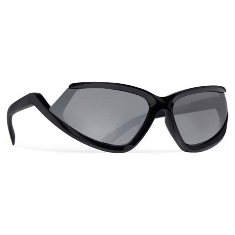 Balenciaga Side Xpander Cat Sunglasses Black Sunglasses