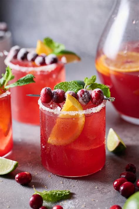 Cranberry Ginger Margaritas Baker By Nature