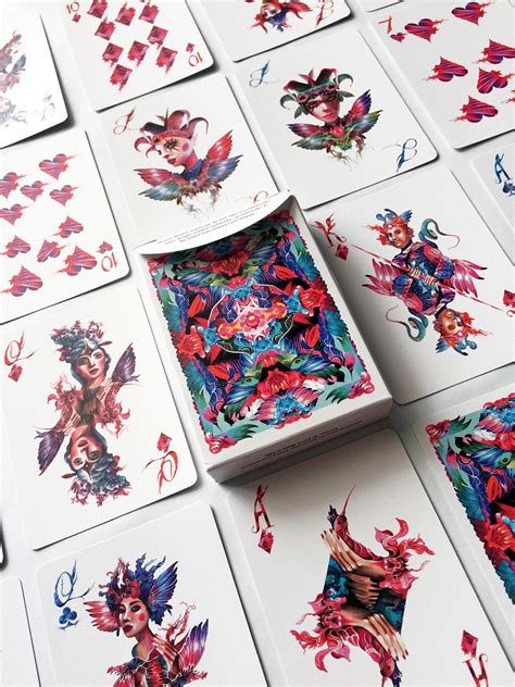 The Artist | Illustrated prestige playing cards deck on Behance