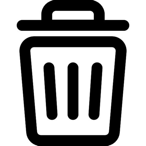 Icono De Papelera De Reciclaje