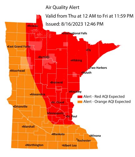 Air Quality Alert For All Of Minnesota Thursday And Friday Mpr News