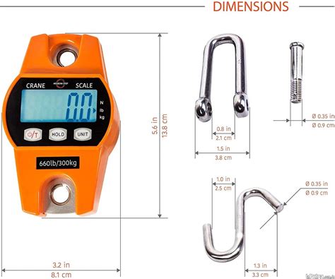 Balanza Digital Escala Kg Peso Gancho Colgante B Scula La Pulga