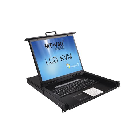 LCD KVM Switch Rackmount 19 Inch USB VGA 8 Ports Console