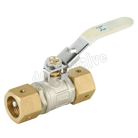 Brass Medical Lockable Line Ball Valve China Medical Gas Line Valve