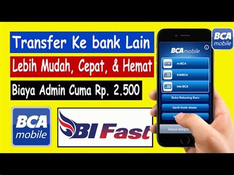 Cara Transfer Bi Fast Di Bca Mobile YouTube