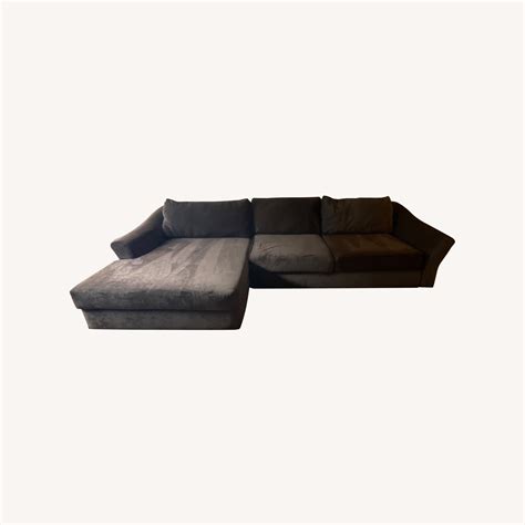 Living Spaces Large Chaise Sofa - AptDeco