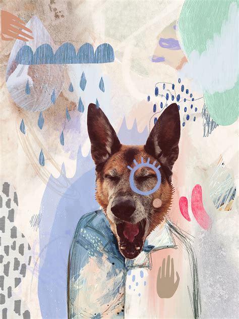 Dog collage :: Behance