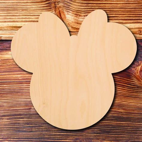 Mickey Mouse And Minnie Mouse Cutouts Etsy