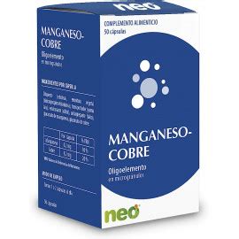 MANGANESO COBRE MICROGRANULOS PIDOLATO 50 CAP NEO